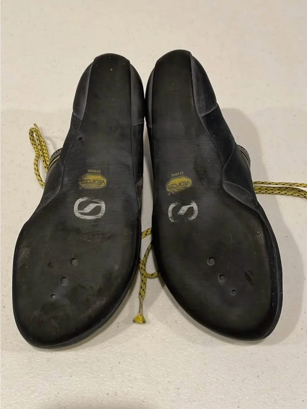 Scarpa Vapor Climbing Shoe in Yellow and Black
